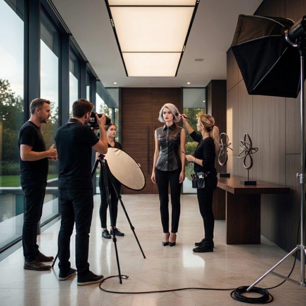 Effortless Style on Set
